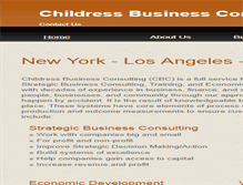 Tablet Screenshot of childressbiz.com